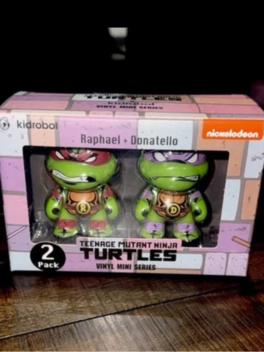 Teenage Mutant Ninja Turtles Raphael & Donatello 3" Vinyl Figure 2-pack Kidrobot